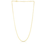 Solid Gold Petite Link Chain
