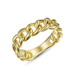 Movable Cuban Link Ring