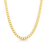 Gold Curb Link Necklace