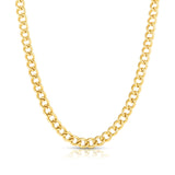 Gold Curb Link Necklace