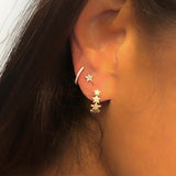 Diamond Mini Star Earring