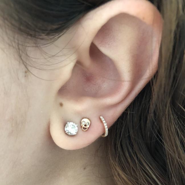 10mm Huggie Diamond Earring