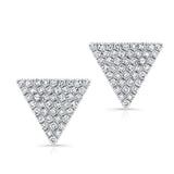 Diamond Triangle Earring